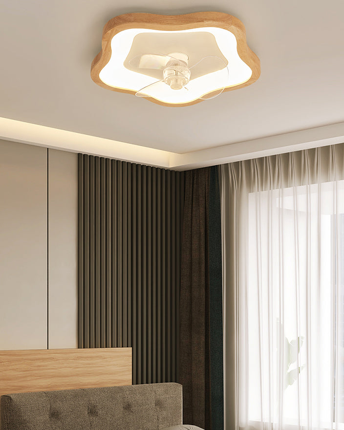 Ventilateur de plafond à profil bas WOMO avec lumière vive- WM5266