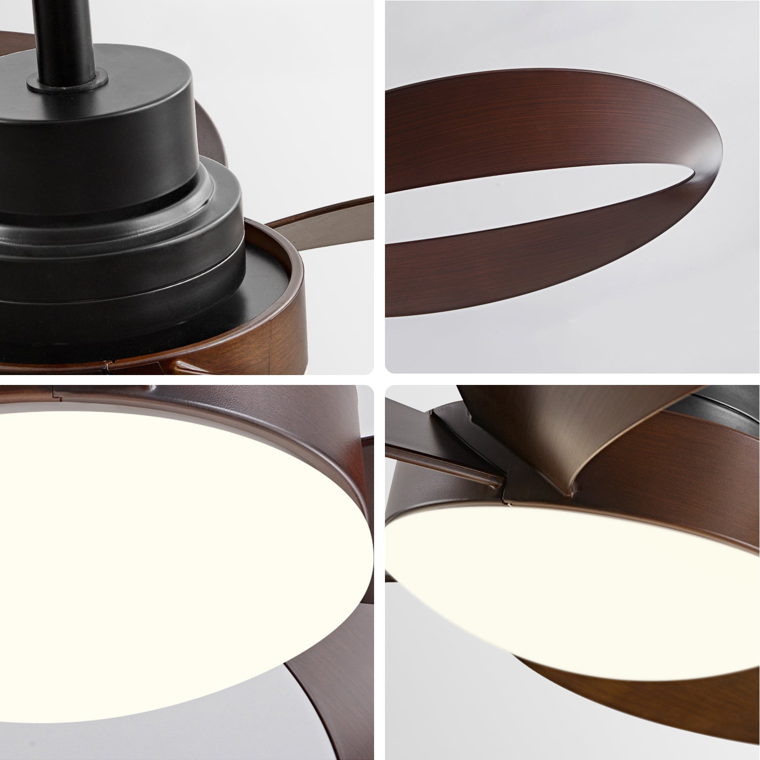 Lampe de ventilateur de plafond unique WOMO 3 pales - WM5268