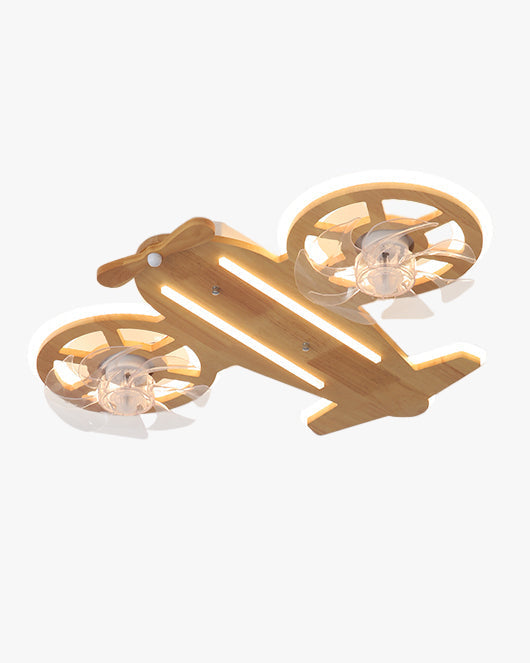 Lampe de ventilateur de plafond à profil bas WOMO Propeller - WM5275