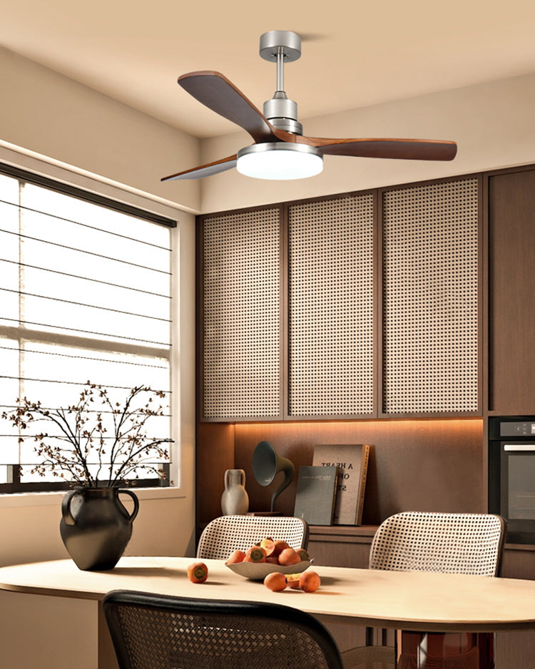 Lampe de ventilateur de plafond moderne WOMO Mid Century - WM5278