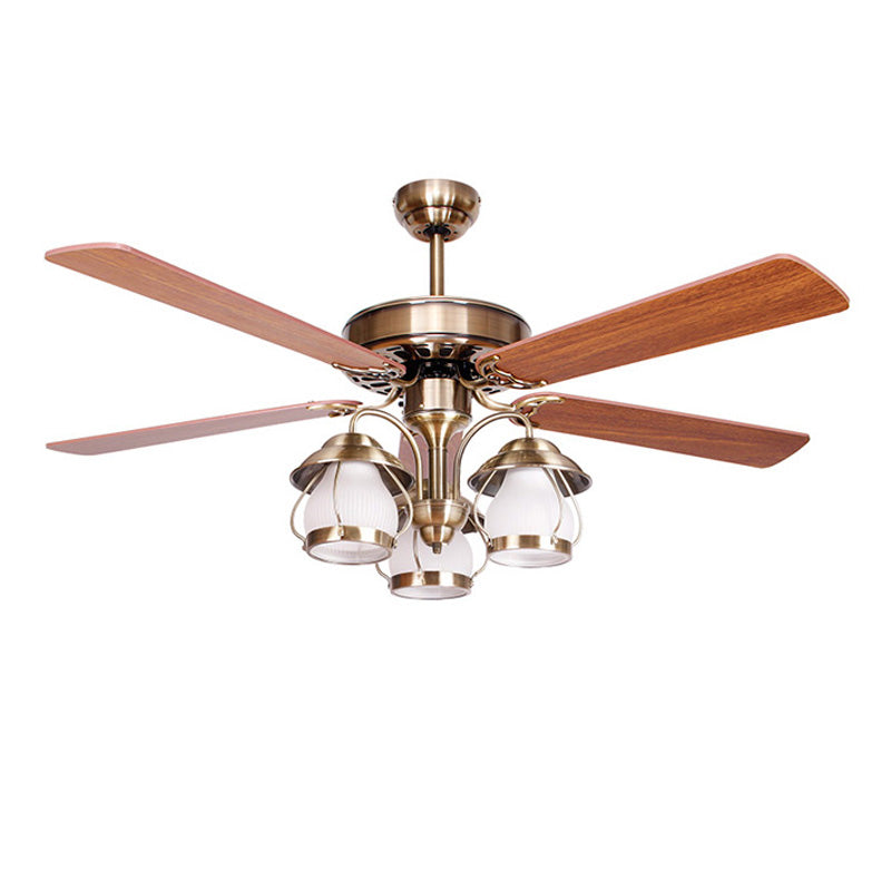 Lustre de ventilateur de plafond vintage WOMO 52-WM5031