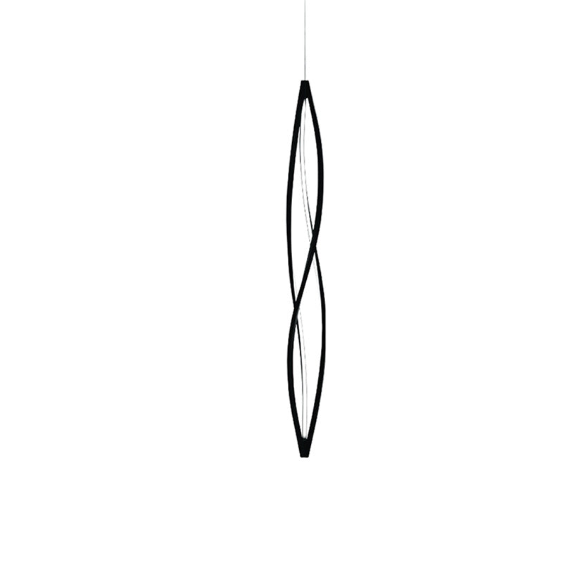 WOMO Lustre Spirale Led Noir/Blanc-WM2245