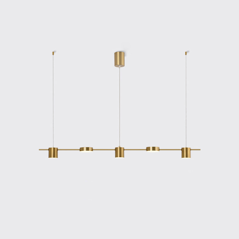 WOMO Lustre Lineaire Doré/Noir-WM2048