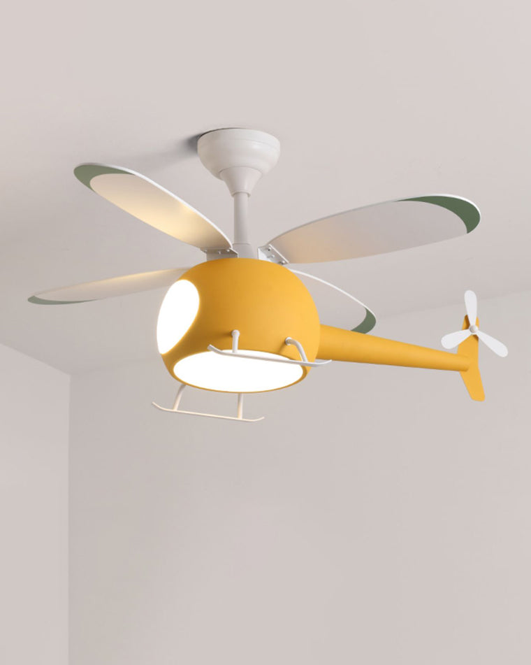 WOMO Ventilateur de plafond pour enfant Avion-WM5007