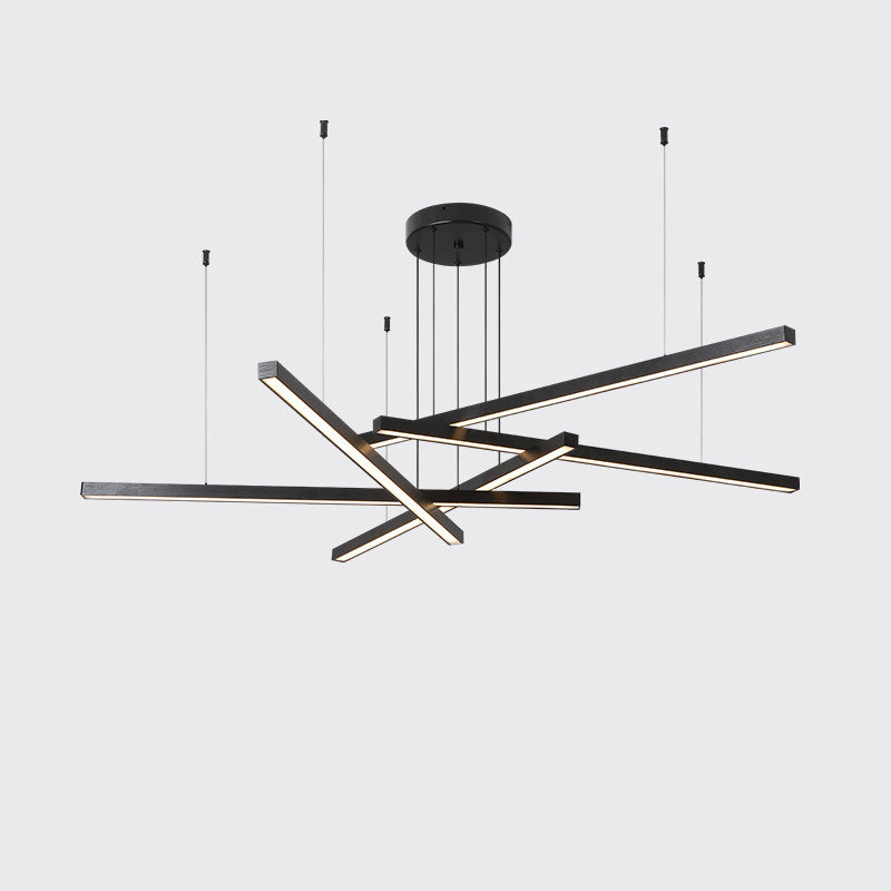 WOMO Lustre Multiple Led Noir/Doré-WM2018