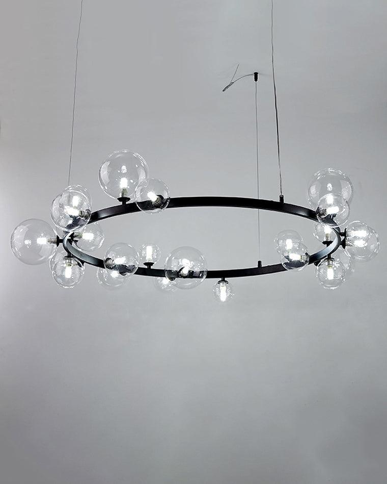 WOMO Lustre Cercle Bulles de Verre-WM2292