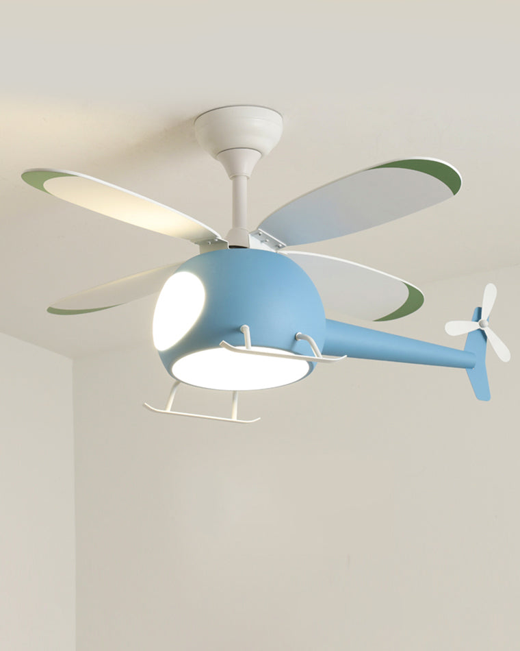 WOMO Ventilateur de plafond pour enfant Avion-WM5007