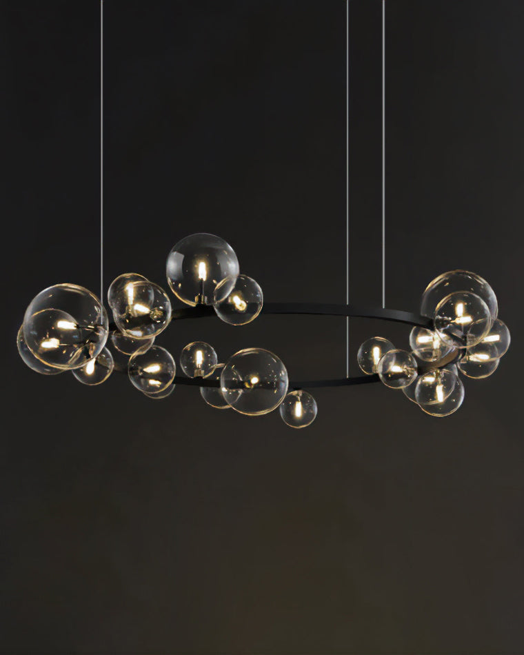 WOMO Lustre Cercle Bulles de Verre-WM2292