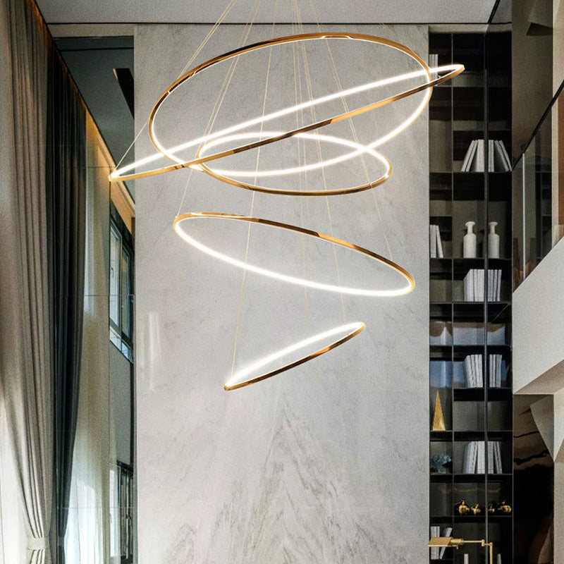WOMO Lustre Multiple Cercle Led Luxe-WM2160