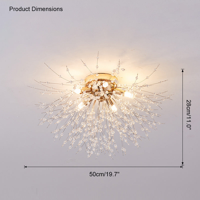 WOMO Plafonnier Cristal Moderne Chambre - WM1014
