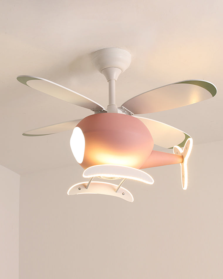 WOMO Ventilateur de plafond pour enfant Avion-WM5007