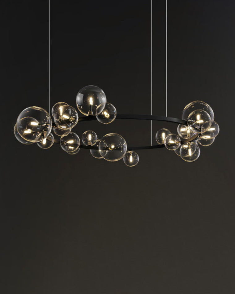 WOMO Lustre Cercle Bulles de Verre-WM2292