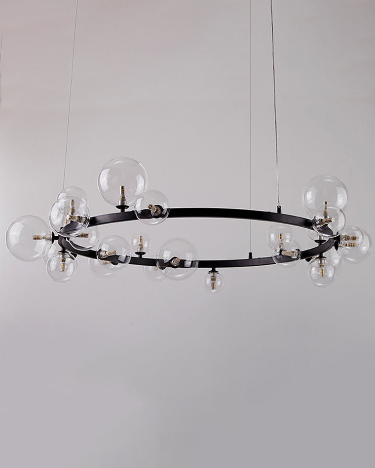 WOMO Lustre Cercle Bulles de Verre-WM2292