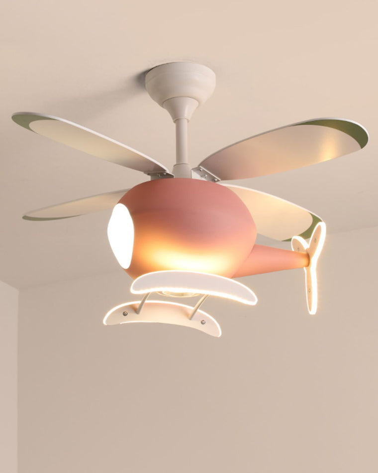 WOMO Ventilateur de plafond pour enfant Avion-WM5007