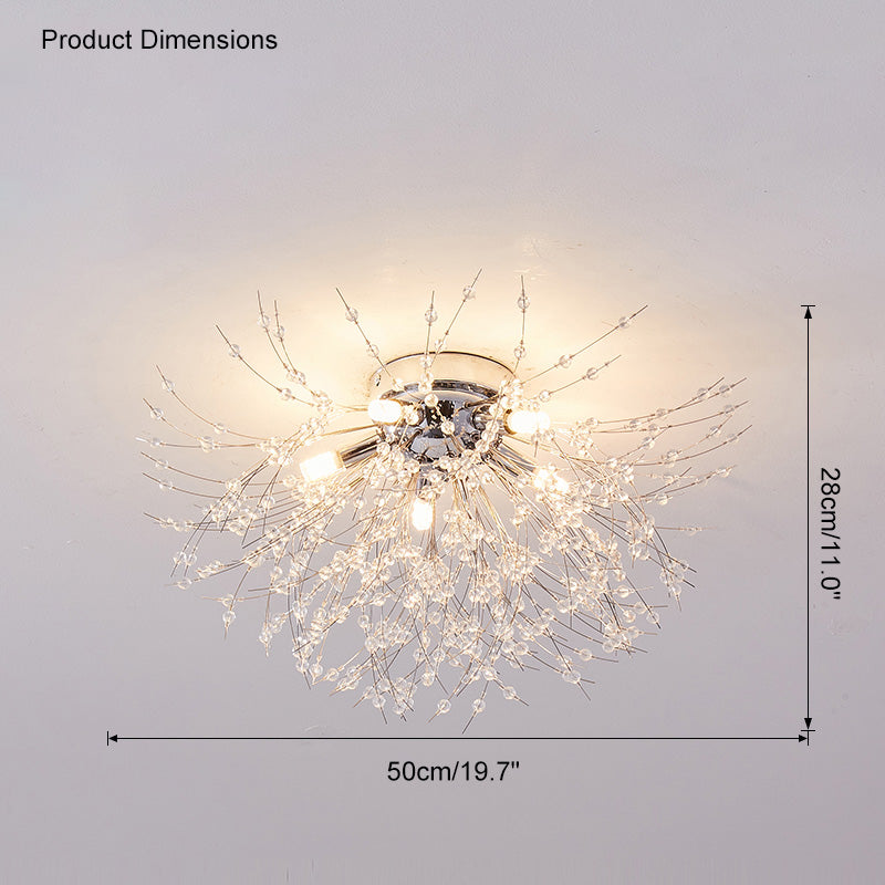 WOMO Plafonnier Cristal Moderne Chambre - WM1014