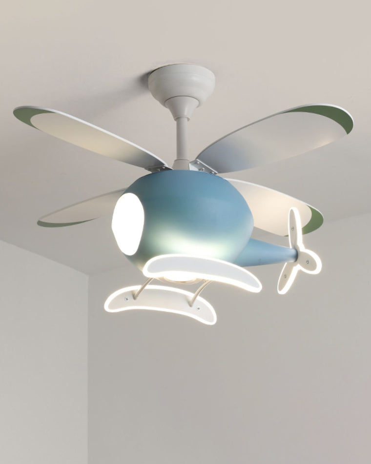 WOMO Ventilateur de plafond pour enfant Avion-WM5007