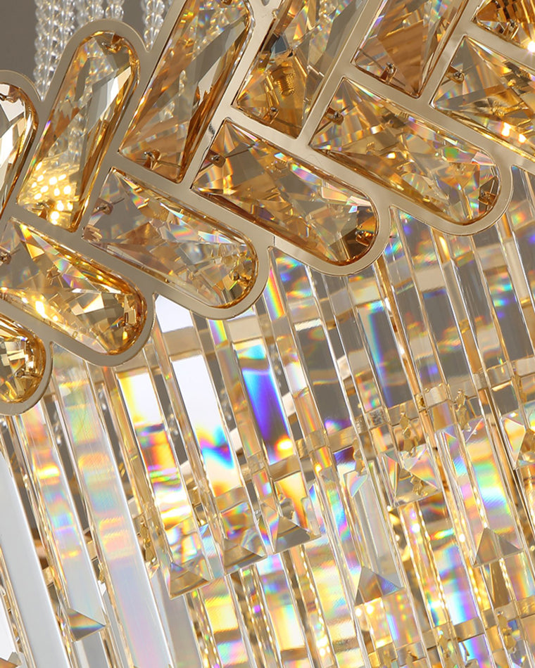 Lustre en cristal à plusieurs niveaux WOMO-WM2381