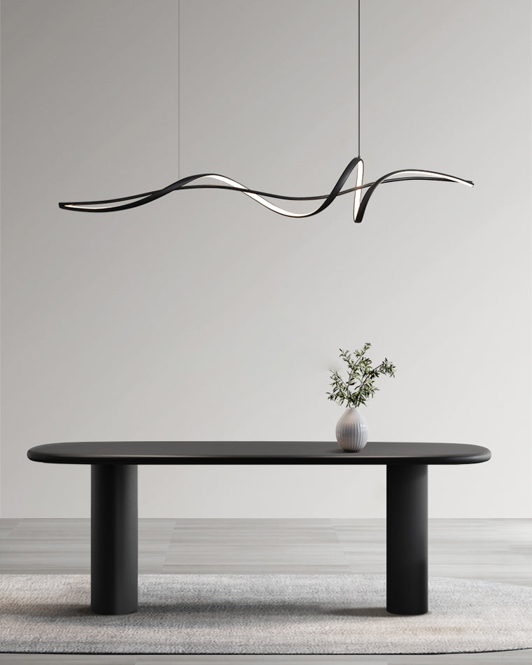 WOMO Suspension Lineaire Vague Led Minimaliste-WM2299