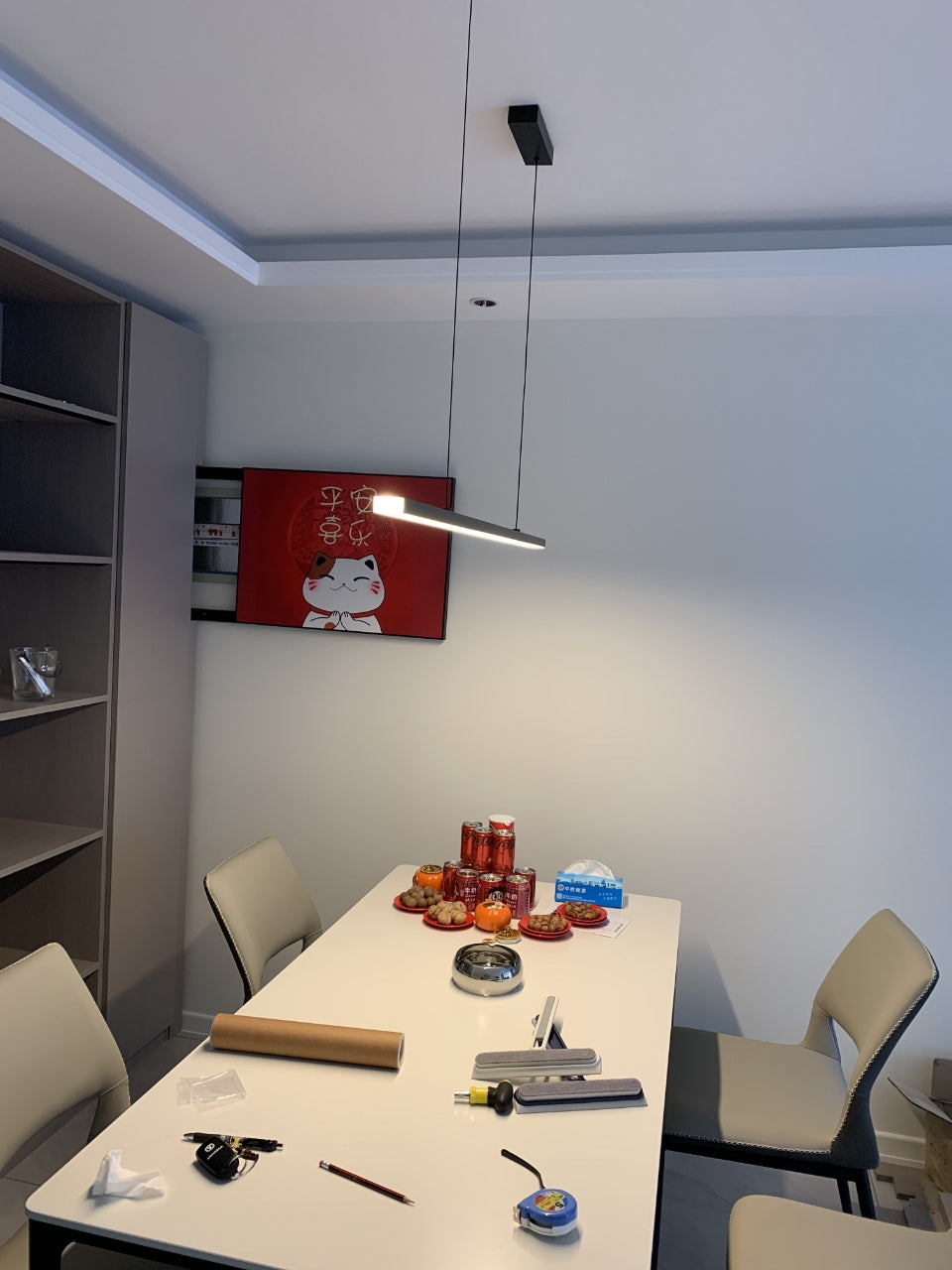 WOMO Suspension Lineaire Led Minimaliste- WM2011