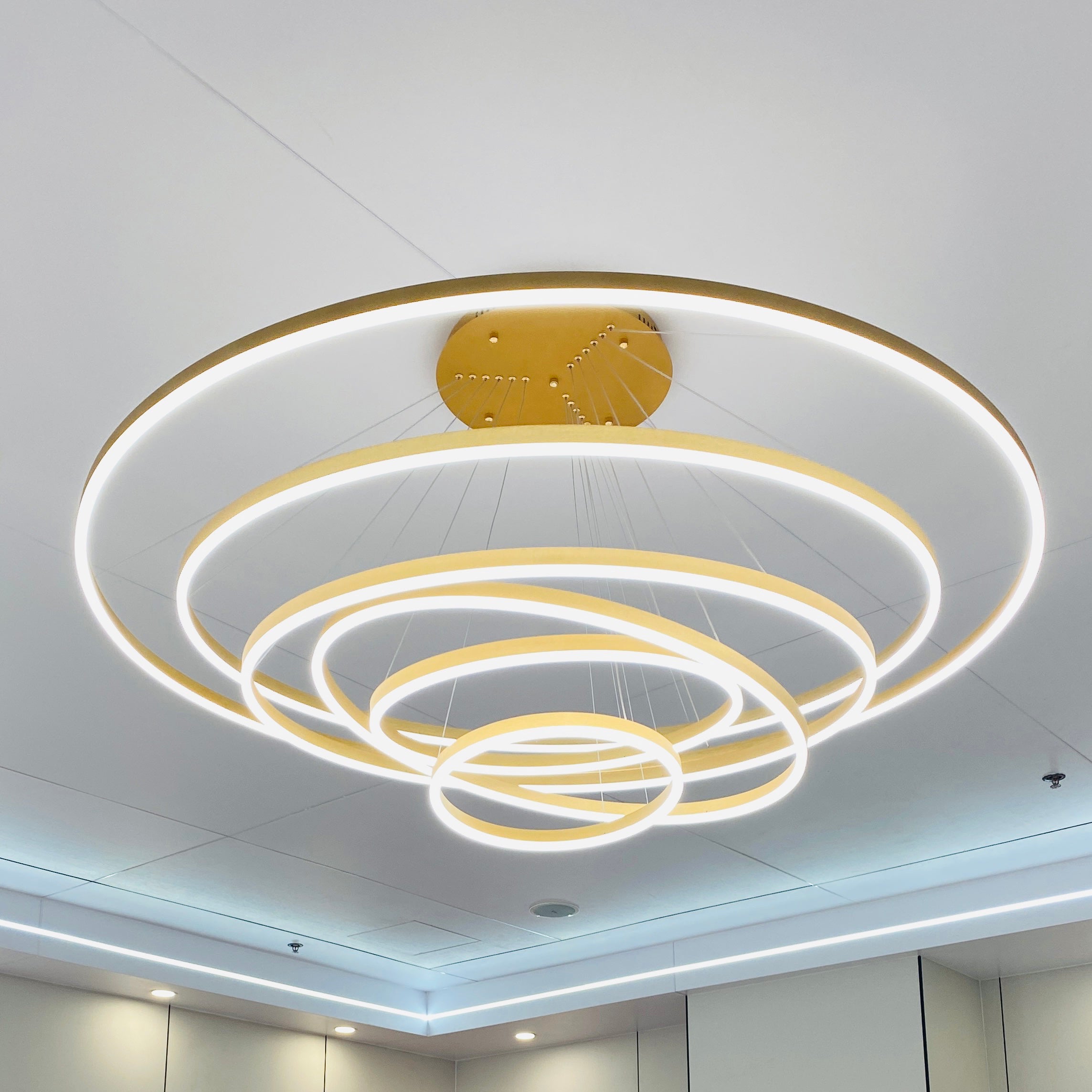 WOMO Lustre Multiple Cercle Led Luxe-WM2159