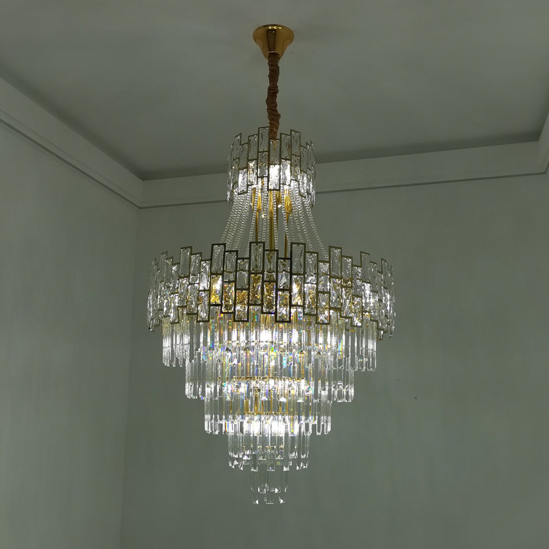 Lustre en cristal massif à plusieurs niveaux WOMO-WM2380