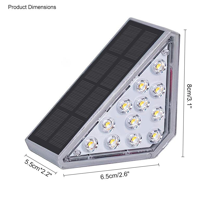 WOMO Luminaire Solaire pour Terrasse avec Détecteur de Mouvement - WM9023