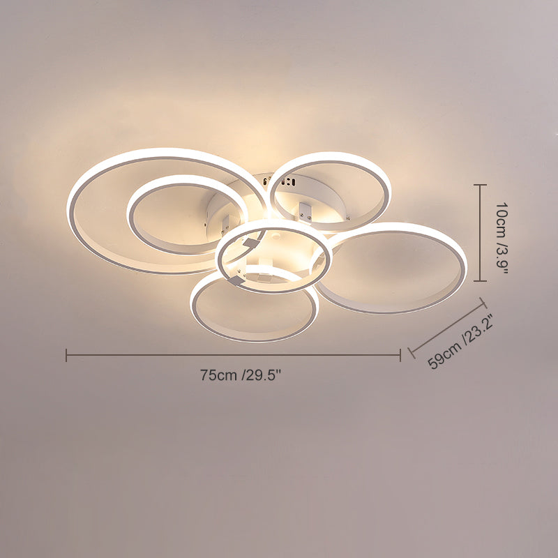 WOMO Plafonnier Cercle Moderne-WM1002