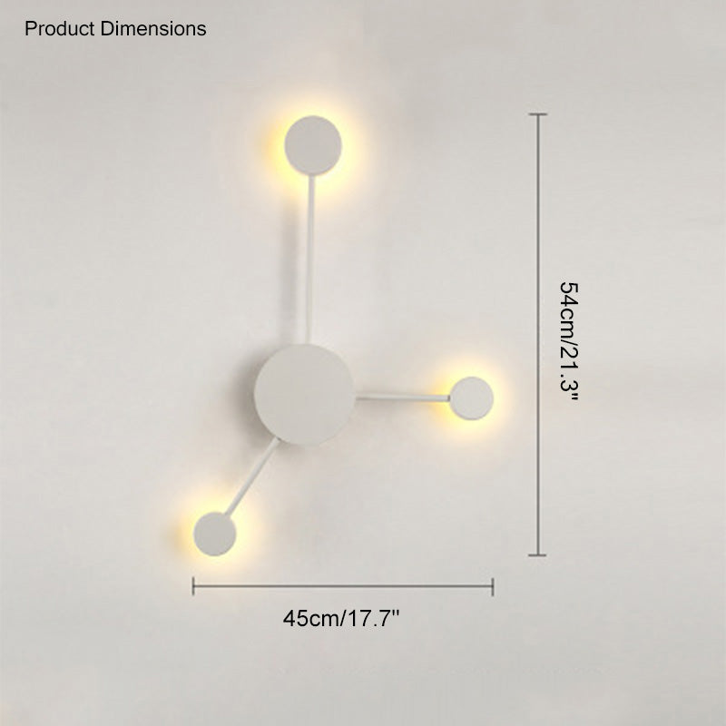WOMO Appliques Murale Sculpturale Multi-Lumières - WM6011