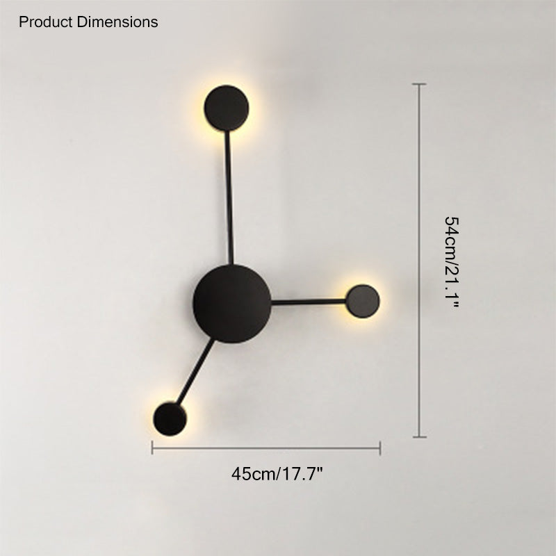 WOMO Appliques Murale Sculpturale Multi-Lumières - WM6011