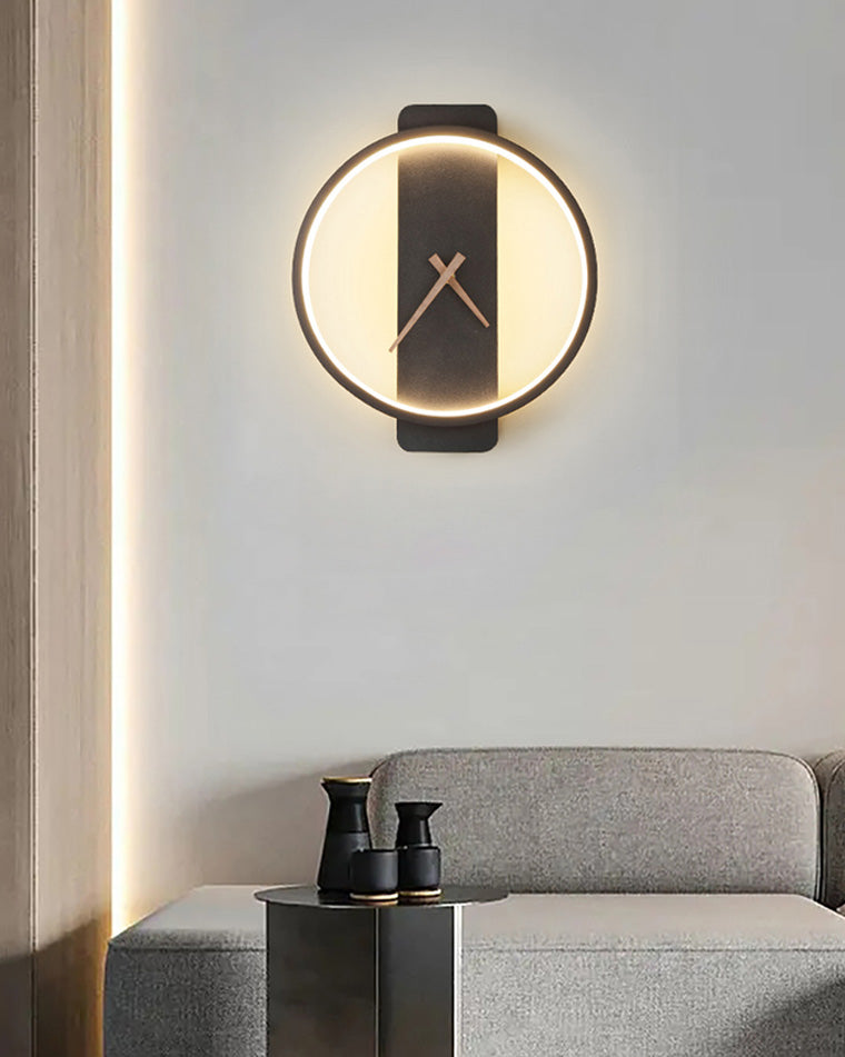 Horloge murale WOMO avec lumière LED-WM6012