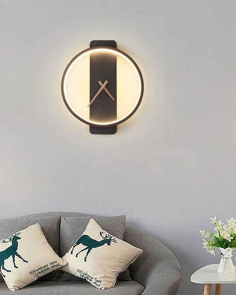 Horloge murale WOMO avec lumière LED-WM6012