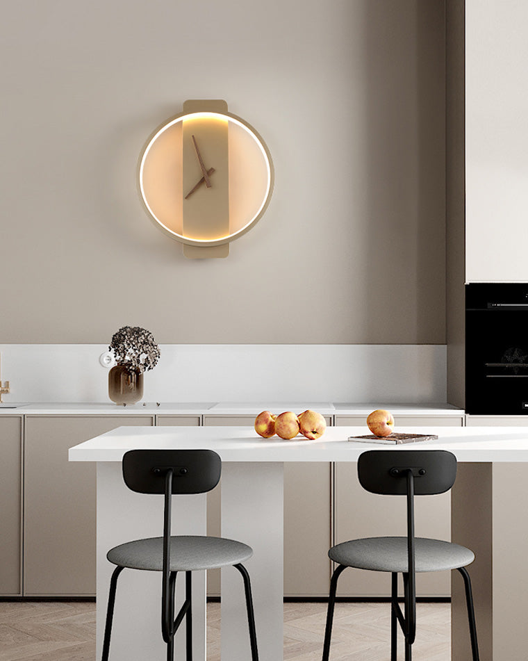 Horloge murale WOMO avec lumière LED-WM6012