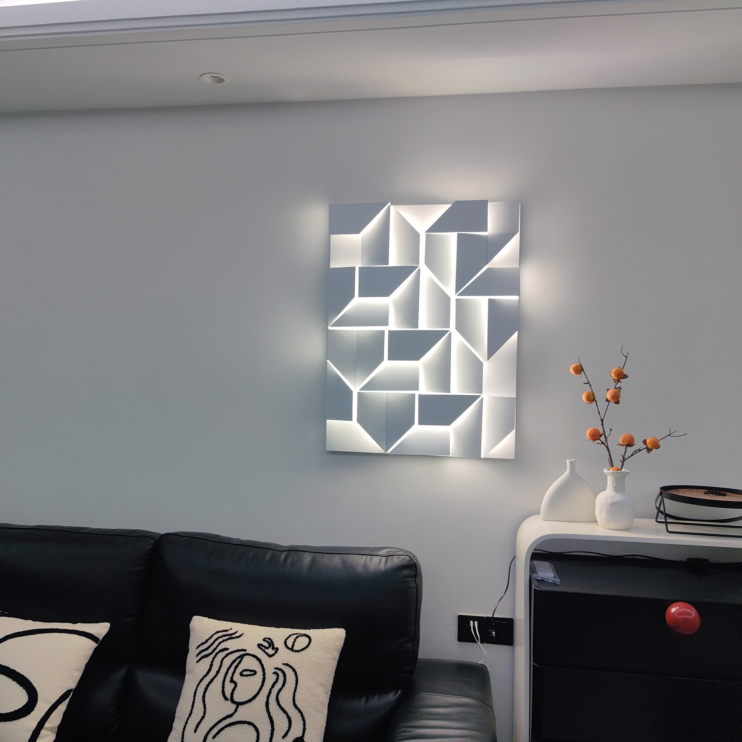 WOMO Appliques Murale Artistique Sculpturale Rectangulaire - WM6020
