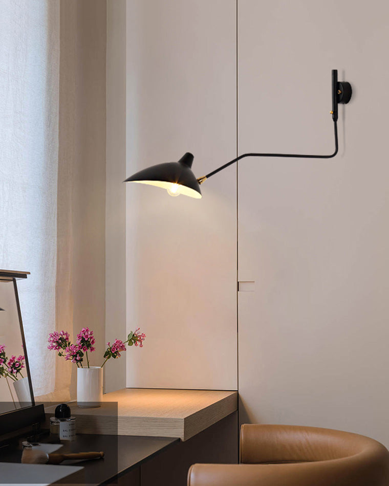 Applique murale pivotante à double bras WOMO-WM6024