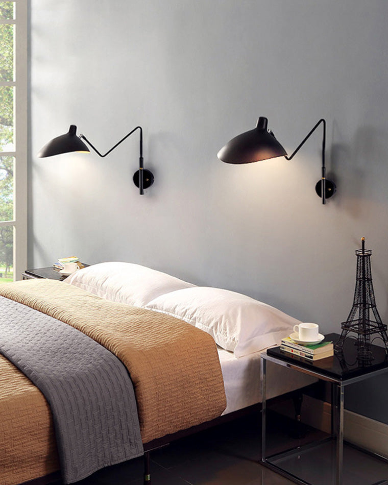 Applique murale pivotante à double bras WOMO-WM6024