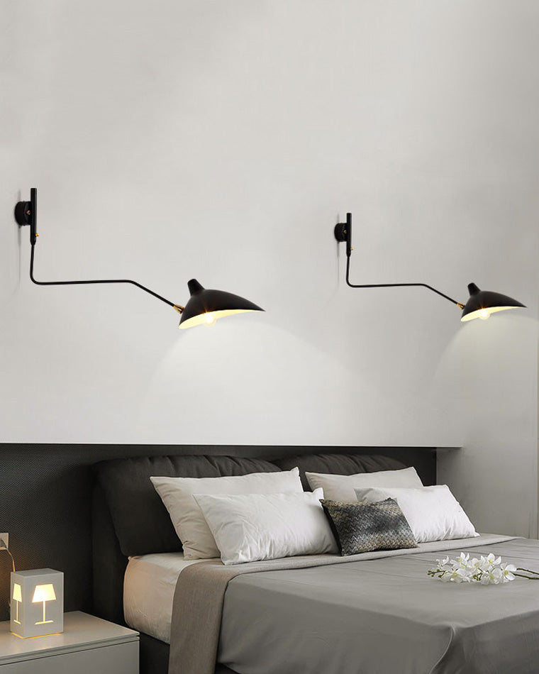 Applique murale pivotante à double bras WOMO-WM6024