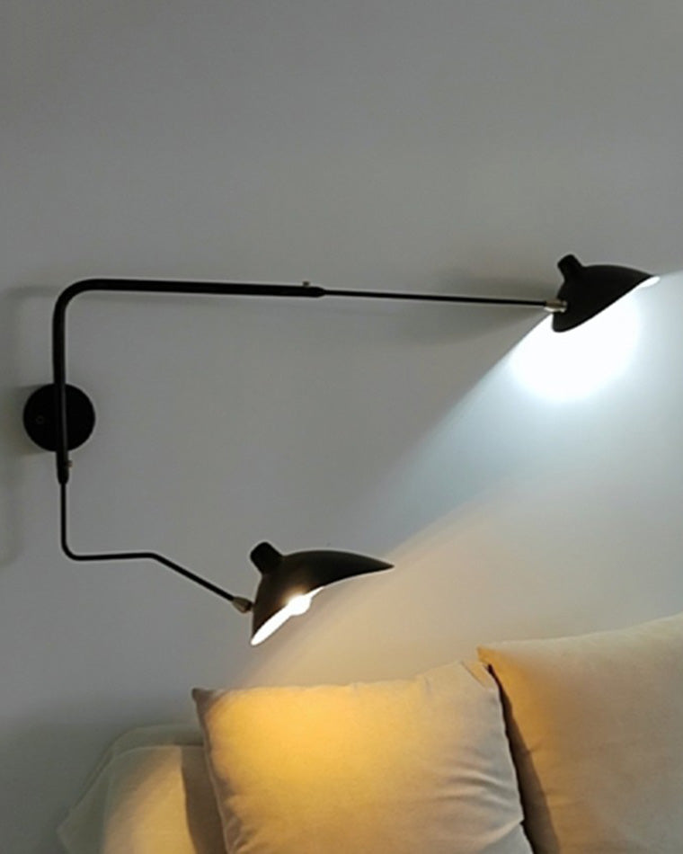 Applique murale pivotante à double bras WOMO-WM6024