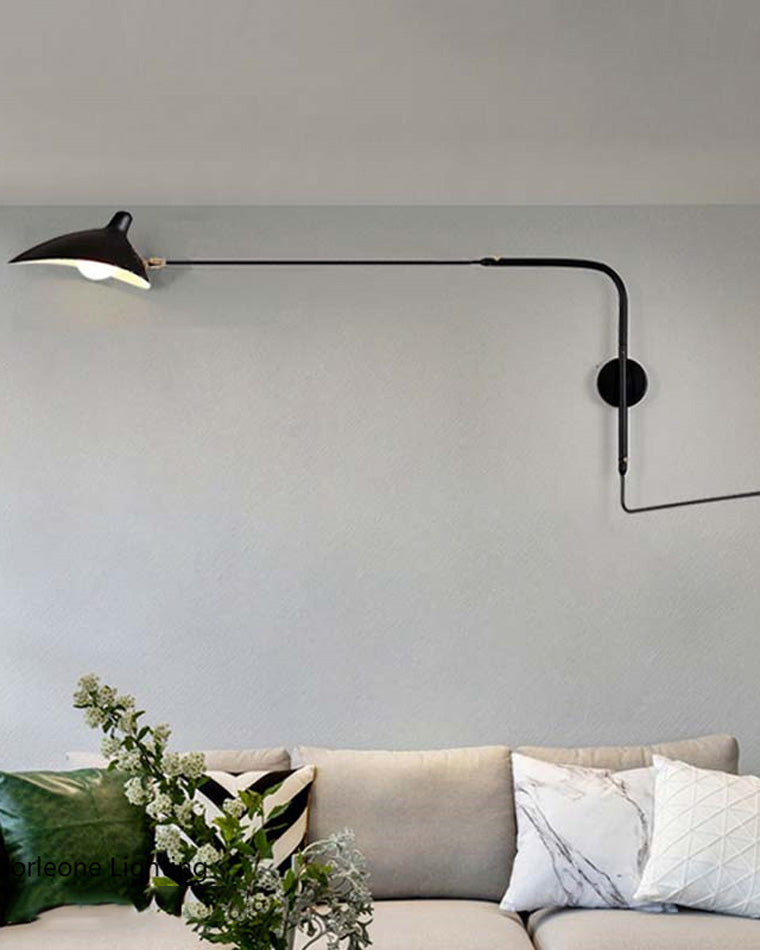 Applique murale pivotante à double bras WOMO-WM6024