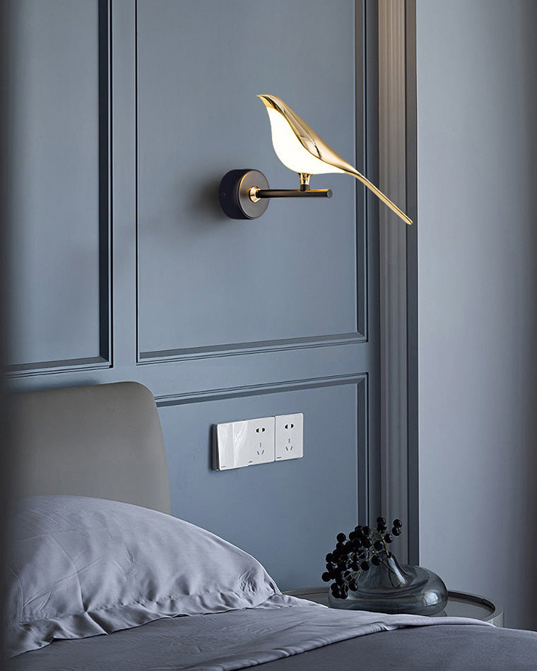 WOMO Appliques Murale Oiseaux Dorés - WM6033