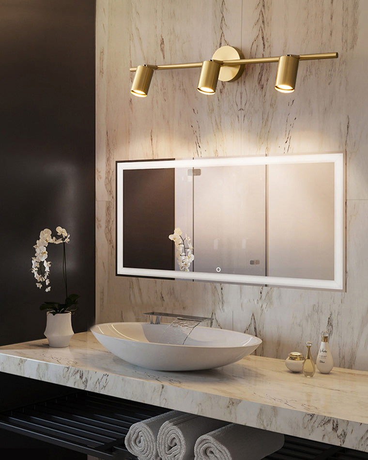 WOMO Appliques Murale de Salle de Bain à 3 Lumières pour Miroir - WM6039