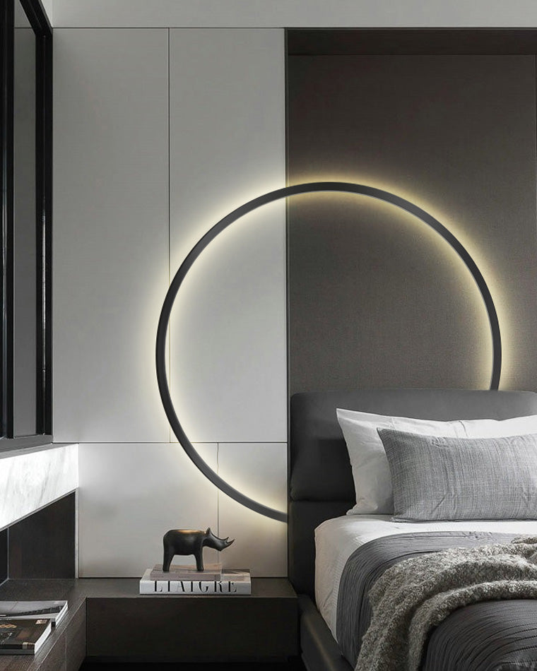 WOMO Grande Applique Murale À Accent Circulaire-WM6040
