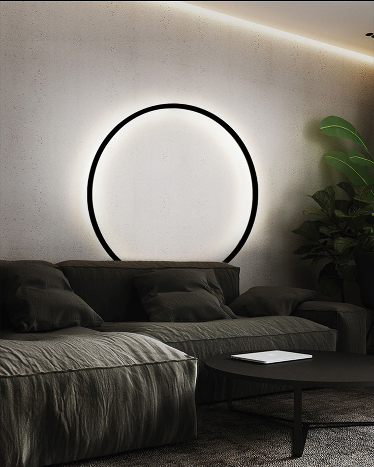 WOMO Grande Applique Murale À Accent Circulaire-WM6040