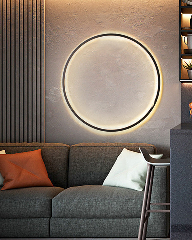 WOMO Grande Applique Murale À Accent Circulaire-WM6040