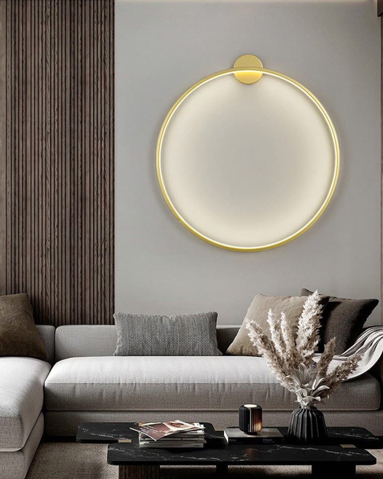 WOMO Grande Applique Murale À Accent Circulaire-WM6040