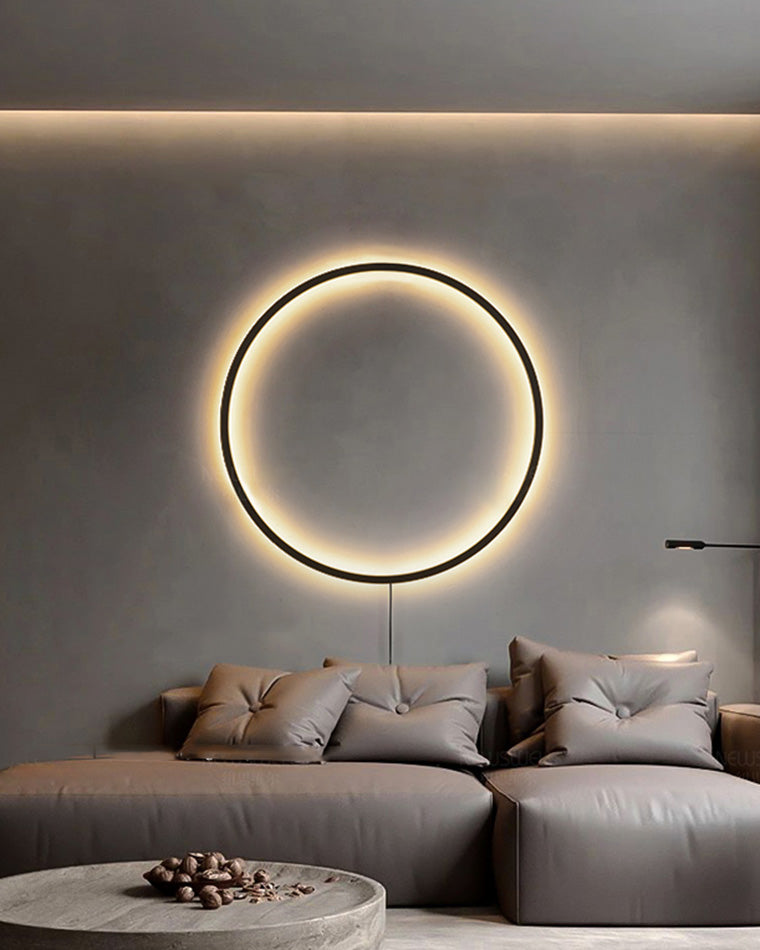 WOMO Grande Applique Murale À Accent Circulaire-WM6040