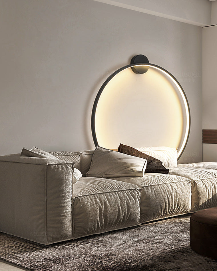 WOMO Grande Applique Murale À Accent Circulaire-WM6040