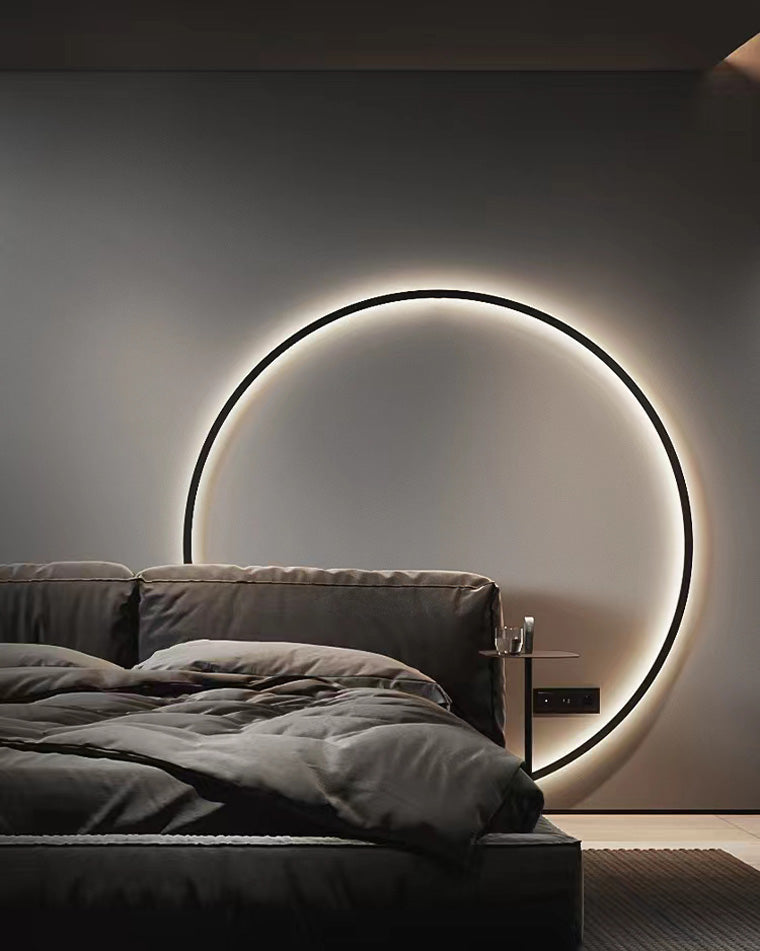 WOMO Grande Applique Murale À Accent Circulaire-WM6040