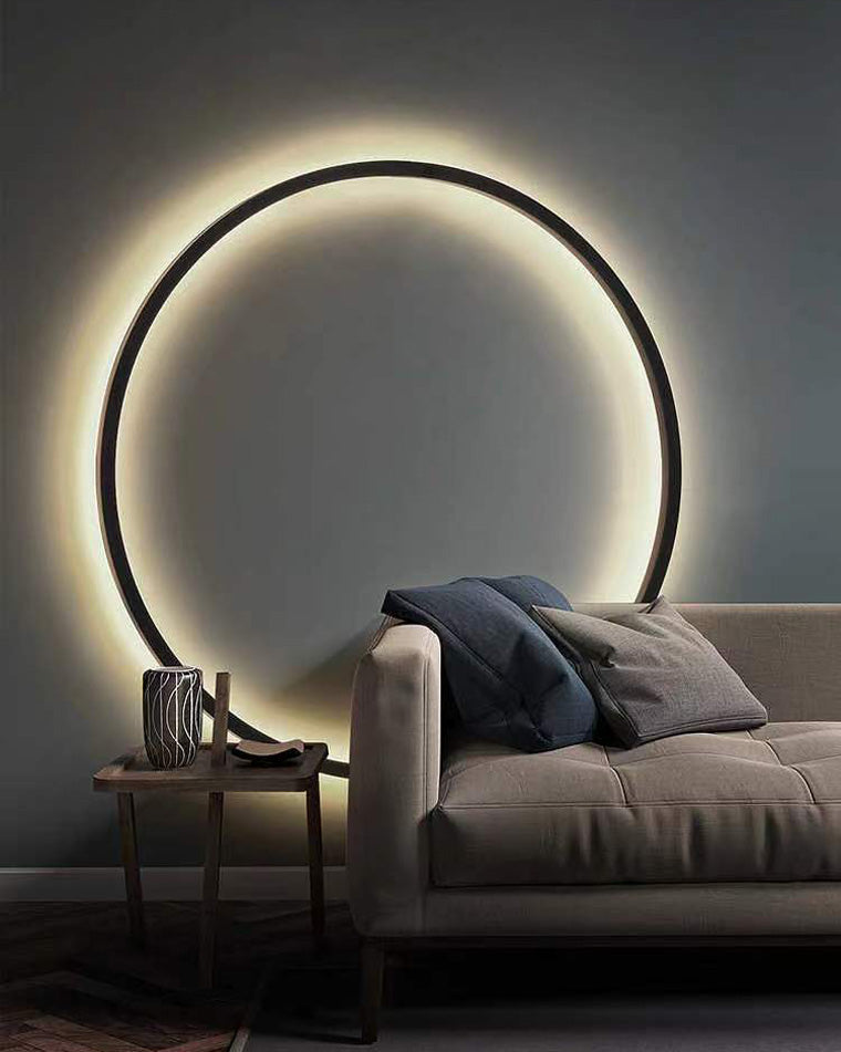 WOMO Grande Applique Murale À Accent Circulaire-WM6040