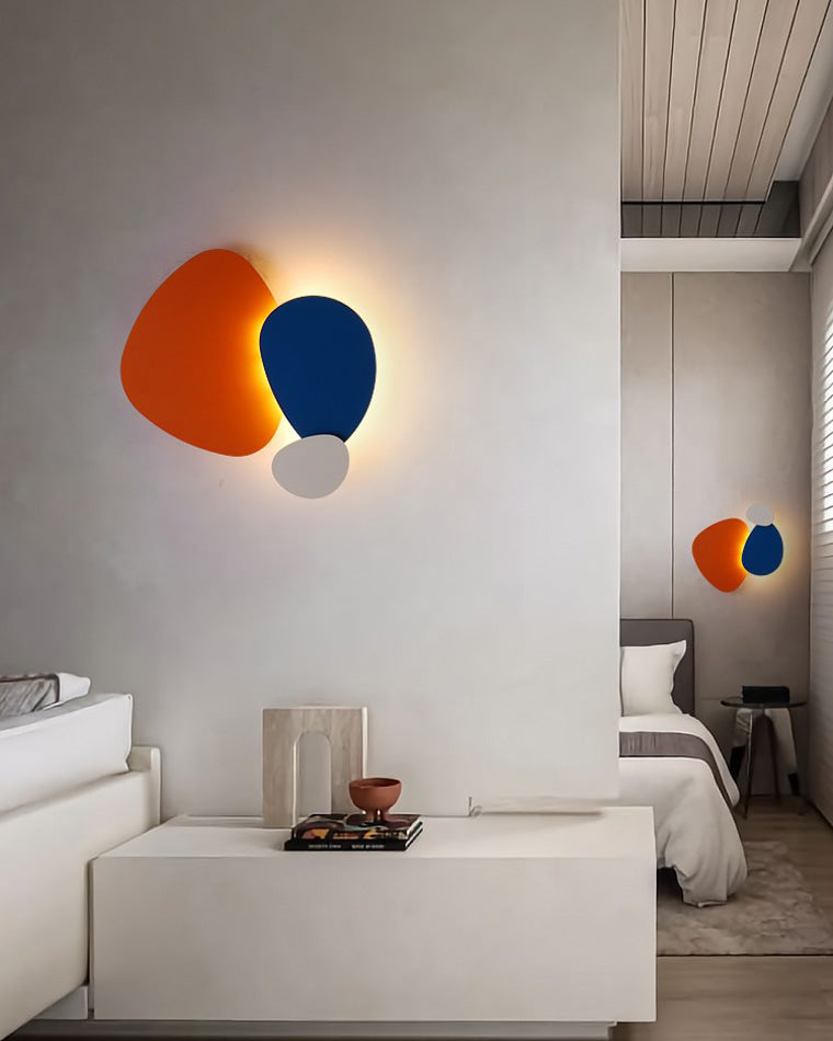 WOMO Appliques Murale Artistique Sculpturale Colorée - WM6079