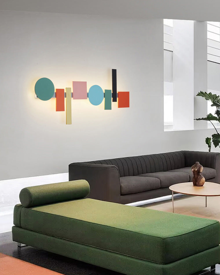 WOMO Appliques Murale Artistique Sculpturale Colorée - WM6080